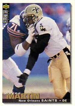 Wayne Martin New Orleans Saints 1995 Upper Deck Collector's Choice #299